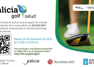 Invitación Galicia Golf Salud